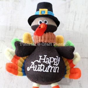 23 sock turkey Sock Turkey doll