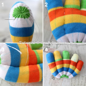 7 sock turkey tail turkey stuffed animal