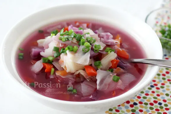 sliming cabbage soup