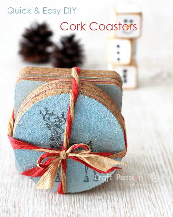 DIY Cork Coasters