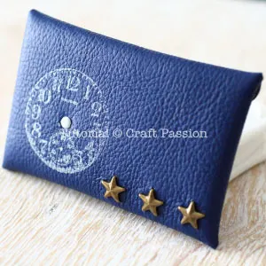 no-sew leather pouch