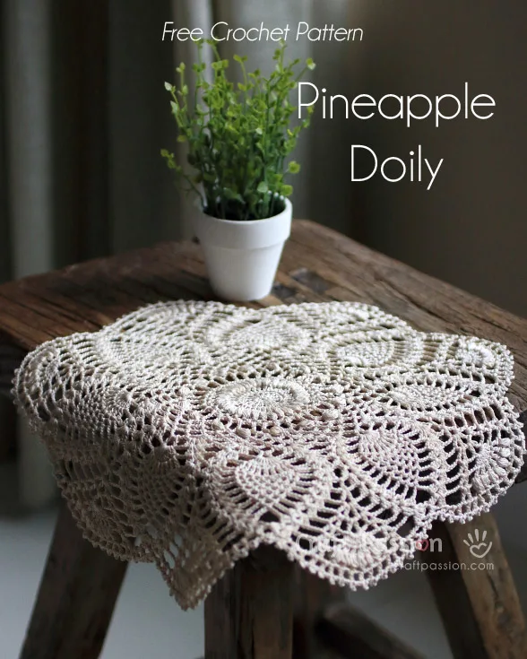 pineapple crochet doilies