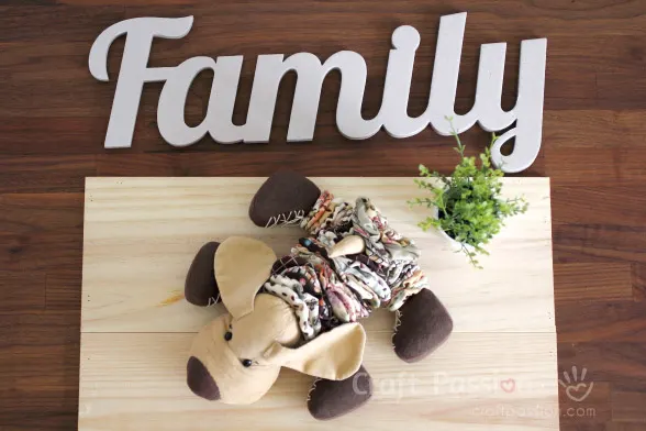 free stuffed dog pattern