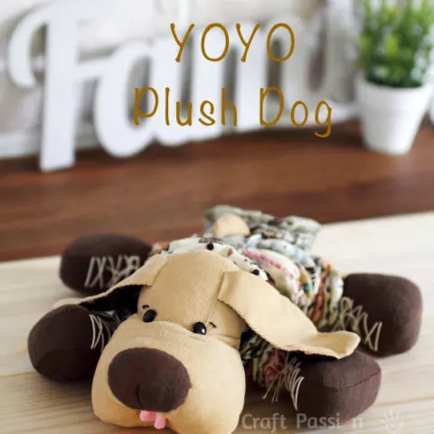 YoYo Plush Dog Sewing Pattern