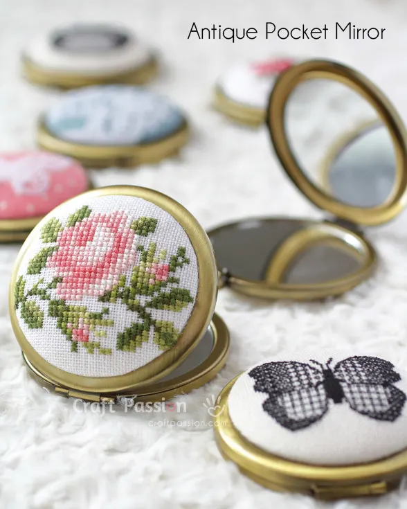 antique pocket mirror