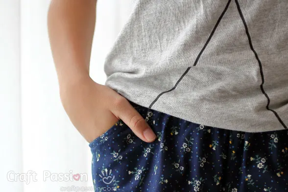 shorts pattern with pockets