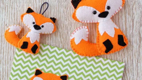 Image for Felt Fox Pattern - Freddy