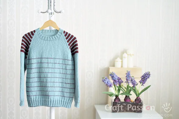 raglan pullover sweater pattern