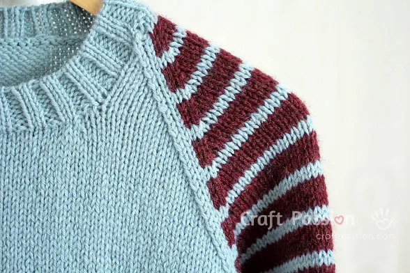 raglan sleeves knitting pattern