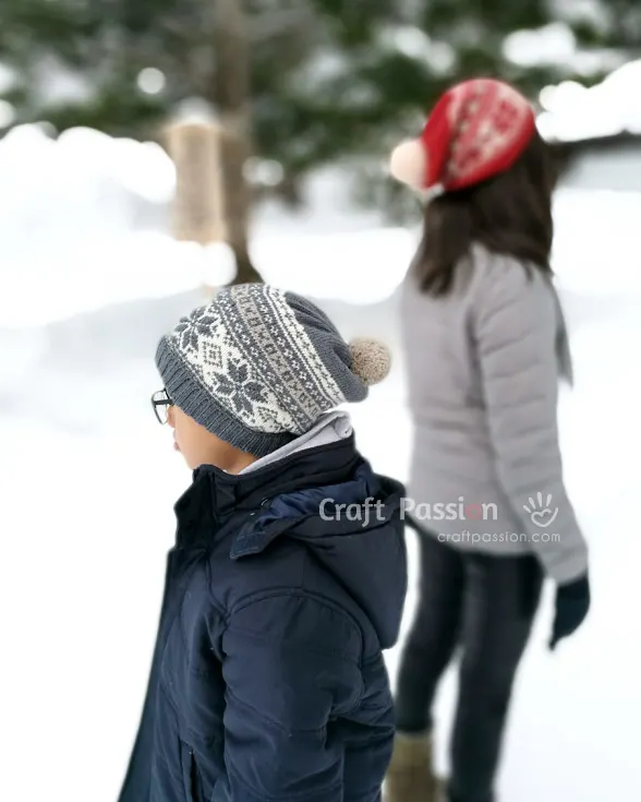 fair isle beanie pattern