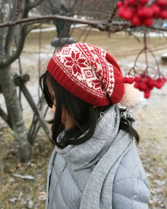 fair isle beanie