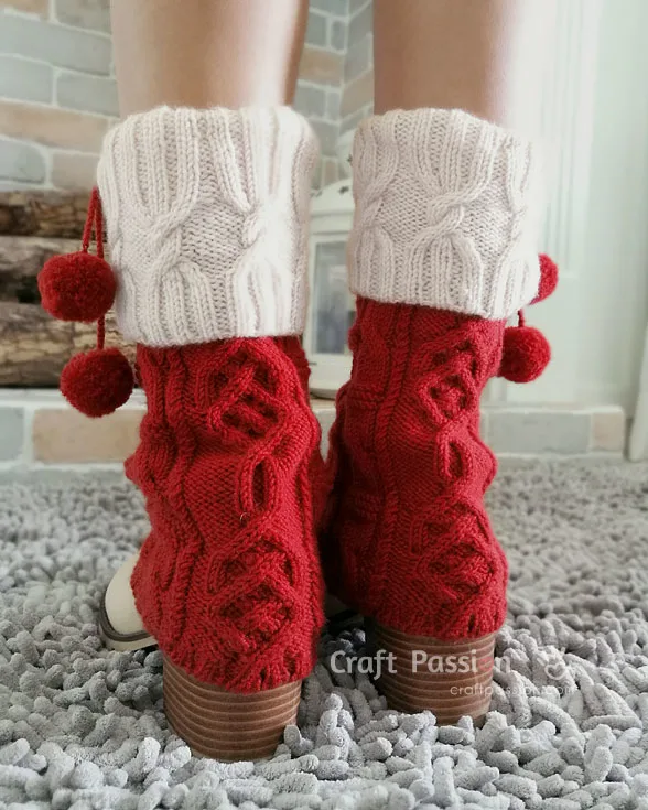 cable knit legwarmers