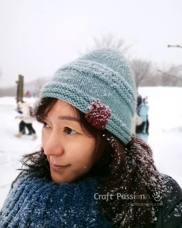 free beanie knit pattern