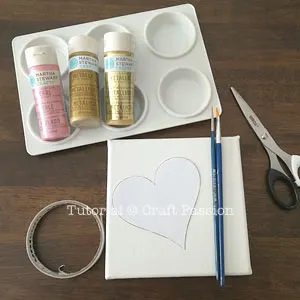 paint ombre heart