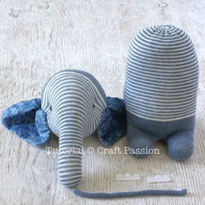 sew sock elephant