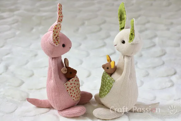 stuffed kangaroo sewing pattern
