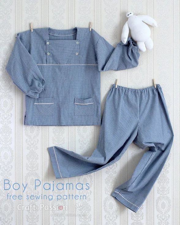 boy pajamas pattern