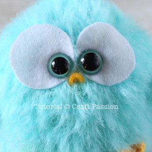 fur bird ami 10 crochet bird