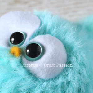 fur bird ami 11 crochet bird
