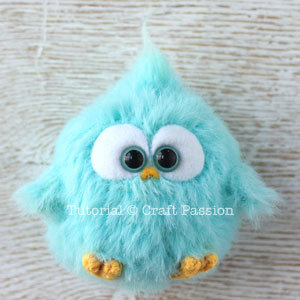fur bird ami 12 crochet bird