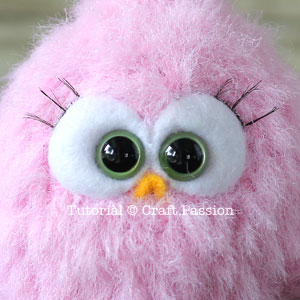 fur bird ami 13 crochet bird