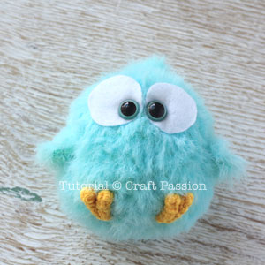 fur bird ami 8 crochet bird