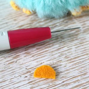 fur bird ami 9 crochet bird