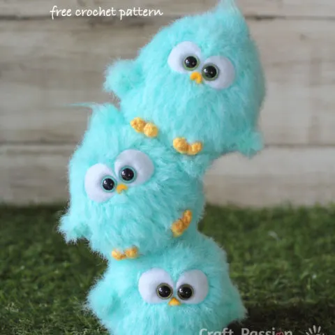crochet bird amigurumi pattern