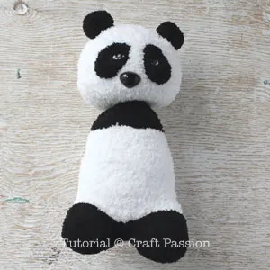 sew sock panda