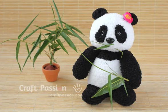sock panda sewing pattern