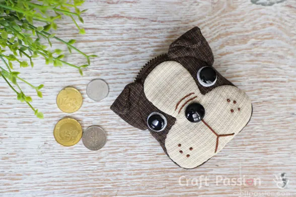 puppy coin purse
