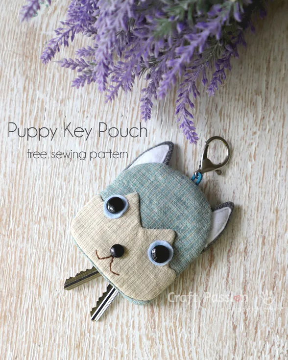 puppy key holder sewing pattern