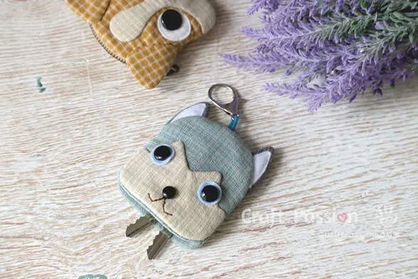 animal key holder sewing pattern