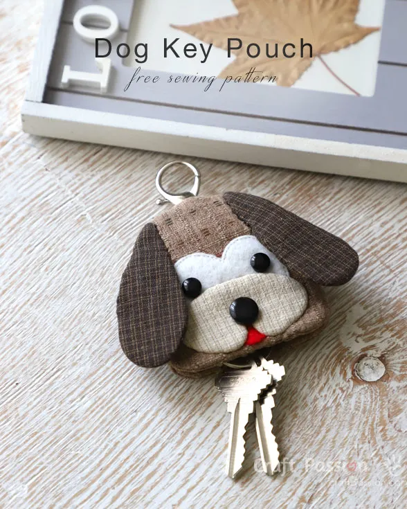 Dog key holder pattern