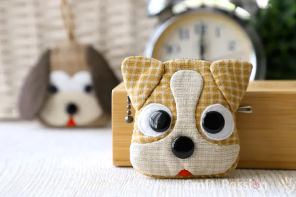 dog coin purse