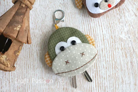 monkey key pouch