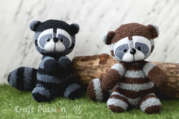 racoon sewing pattern