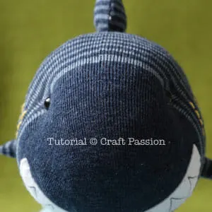 stuffed sock shark