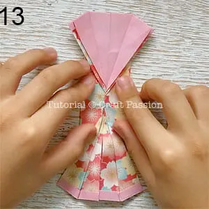how to make origami dress