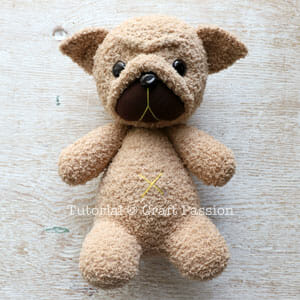 pug18 dog stuffed animal