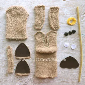 how to sew sock puppy