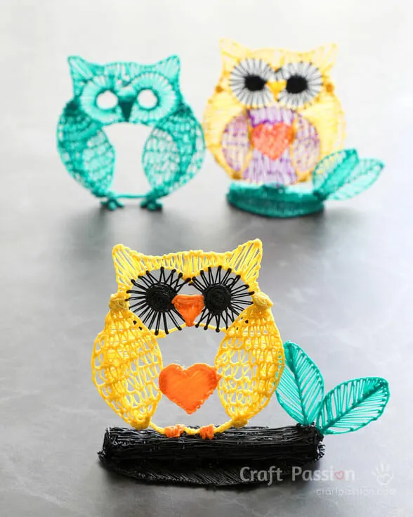 3d pen owl