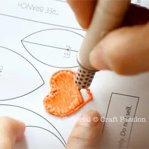 3d pen heart drawing