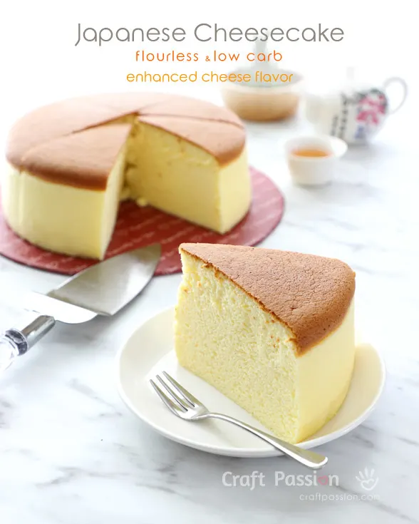 low carb japanese cheesecake