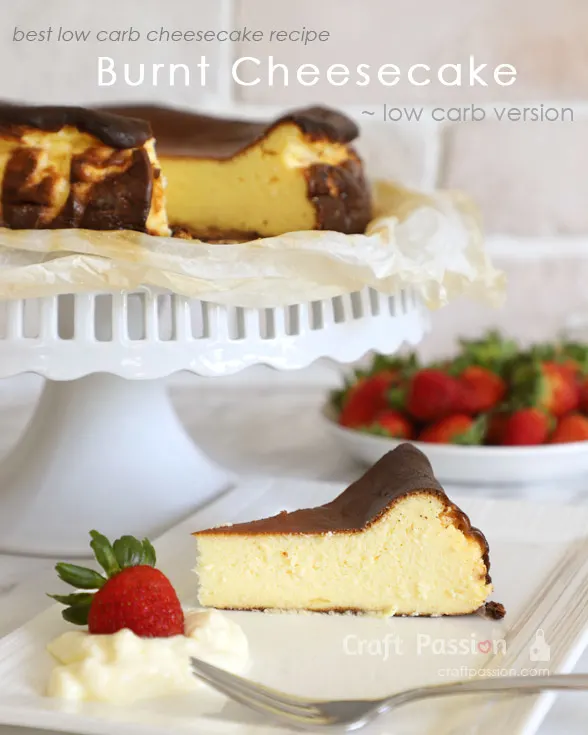 Basque burnt cheesecake (keto style)