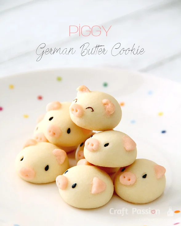 piggy german butter cookie
