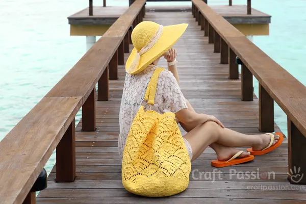 beach tote crochet pattern
