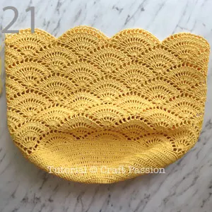 yellow beach tote crochet pattern
