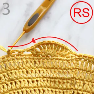 giant shell stitch beach tote crochet pattern