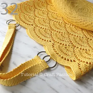 trendy yellow beach tote